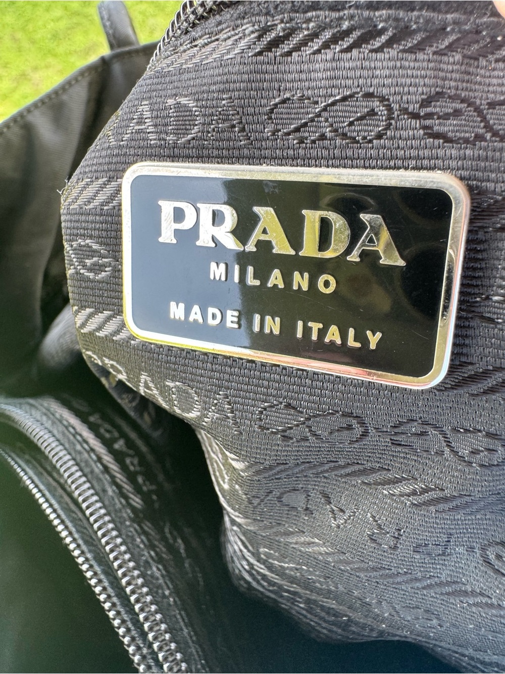 Mint Y2K Prada Tessuto Black Tote - Picture 10 of 12